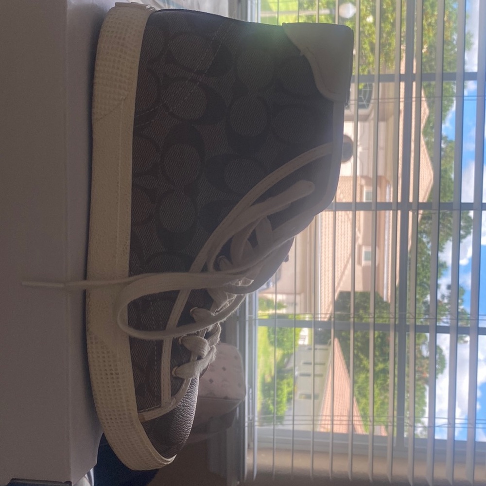 Coach high top shoes
